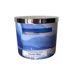 Bath & Body Works Glacier Mist (Eucalyptus, Freesia)3 wick Candle-Essential Oils